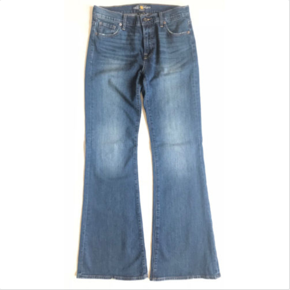 Lucky Brand Olivia Flare Stretch Dark Denim Jeans